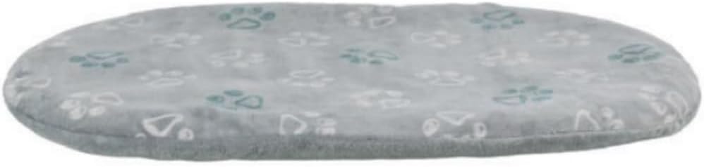 XXL Fahrradkorb Hundekorb für Lenker Weide oval mit Gitter 56 x 44 cm (N-S) + Kissen
