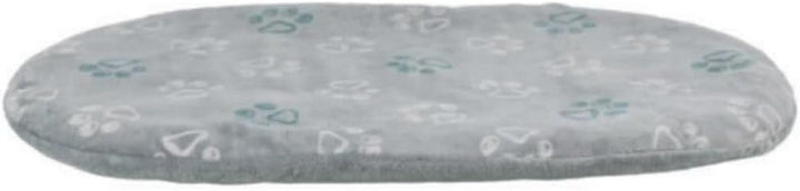 XXL Fahrradkorb Hundekorb für Lenker Weide oval mit Gitter 56 x 44 cm (N-S) + Kissen