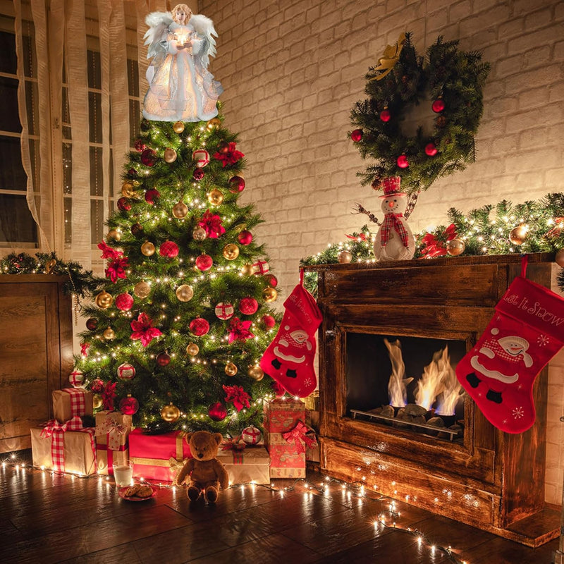 32cm Engel Weihnachtsbaum Topper, Weihnachtsengel Baumspitze Weihnachtsbaum Toppers Dekorationen, St