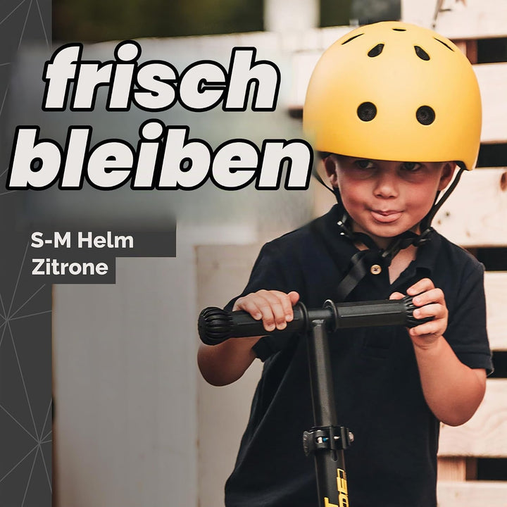 Scoot &amp; Ride, S - M Size Kids Helmet lemon, lemon