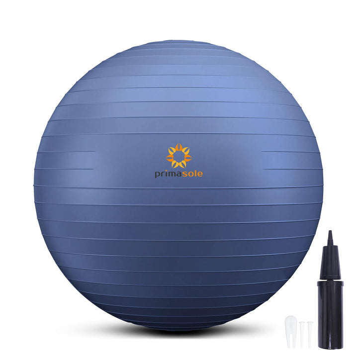 primasole Balance Ball Gymnastikball, 29.5 inch & 75 cm indigoblau