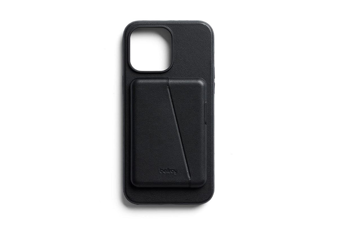 Bellroy Mod Hülle + Brieftasche für iPhone 14 Plus - (Leder-Handyhülle, Slim Card Holde) - Black Sch