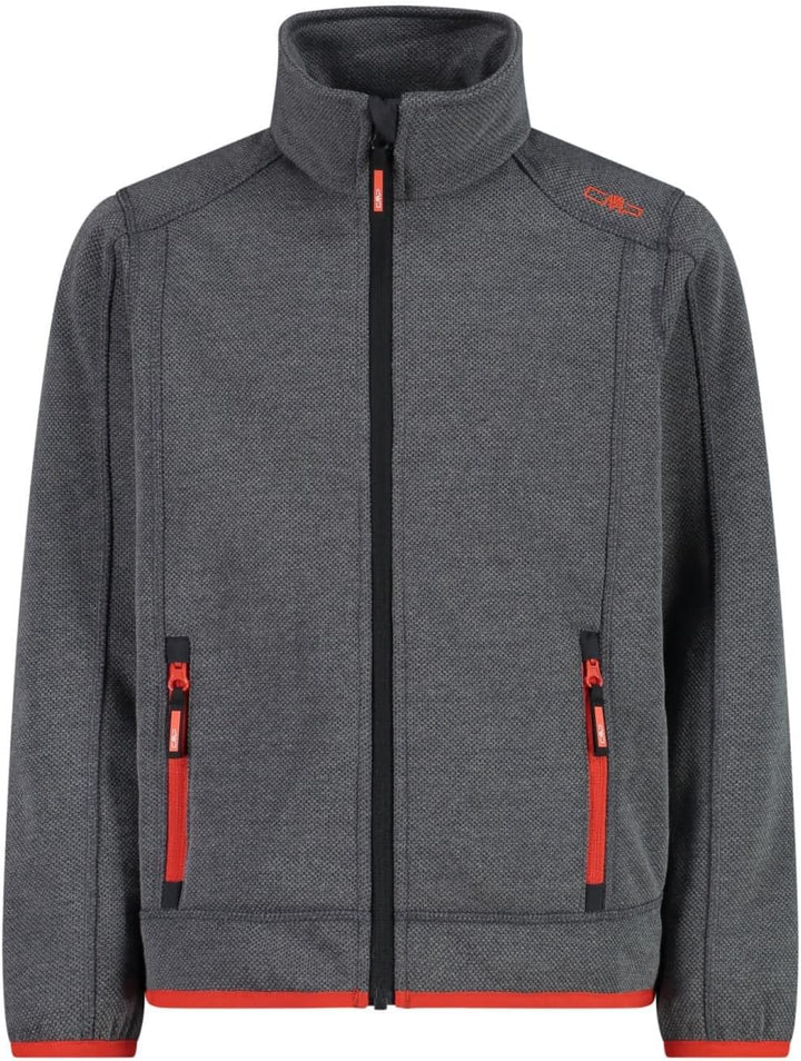CMP Kinder Kinderjacke Fleecejacke 98 Anthrazit-Flamme, 98 Anthrazit-Flamme