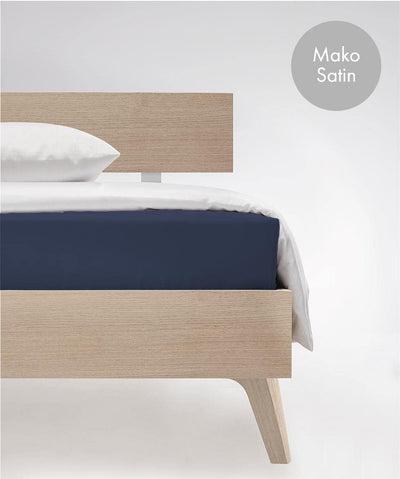 fleuresse Uni-Colours, Spannbettlaken mit Rundumgummi, Mako Satin, 100 Prozent Baumwolle, ideal für