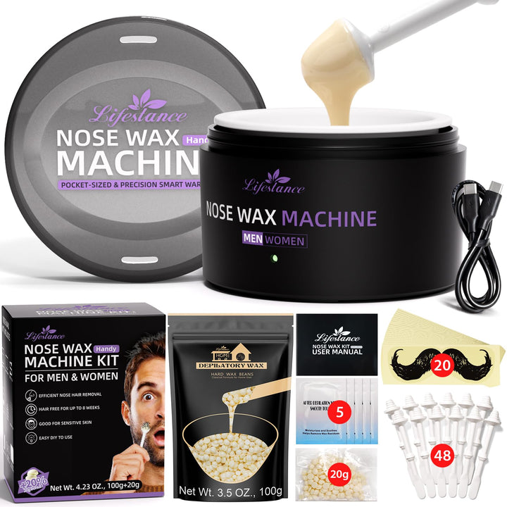 Lifestance nasenhaarentferner wachs Set, nasenhaar wachs & nasenhaarentferner, tragbares waxing set
