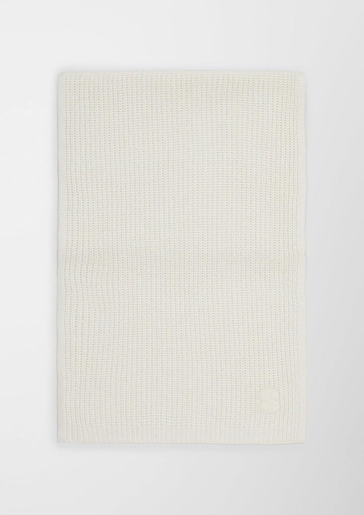 s.Oliver Strickschal aus Viskosemix Einheitsgrösse 0330_wollweiss, Einheitsgrösse 0330_wollweiss