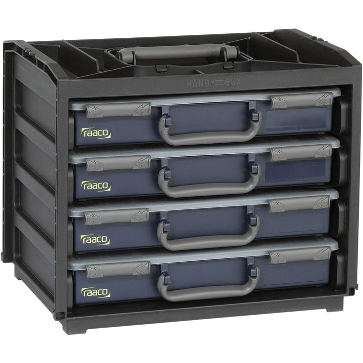 raaco 136242 HandyBox 55x4 (bestückt) Single, Single