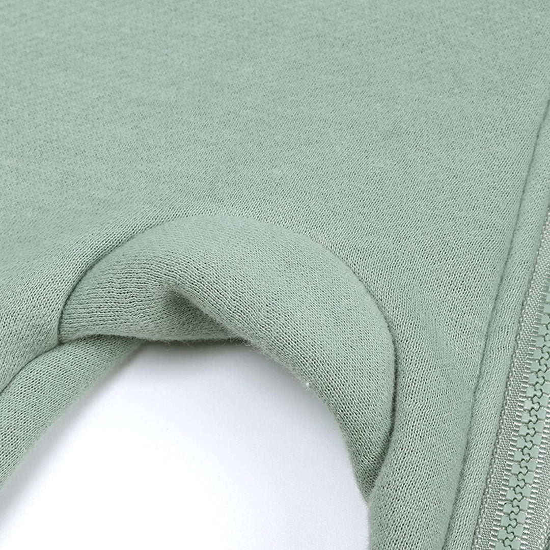 Neugeborenes Baby Junge Mädchen Kleidung Säugling Hoodie Strampler Langarm Solid Farbe Ein Stück Jum