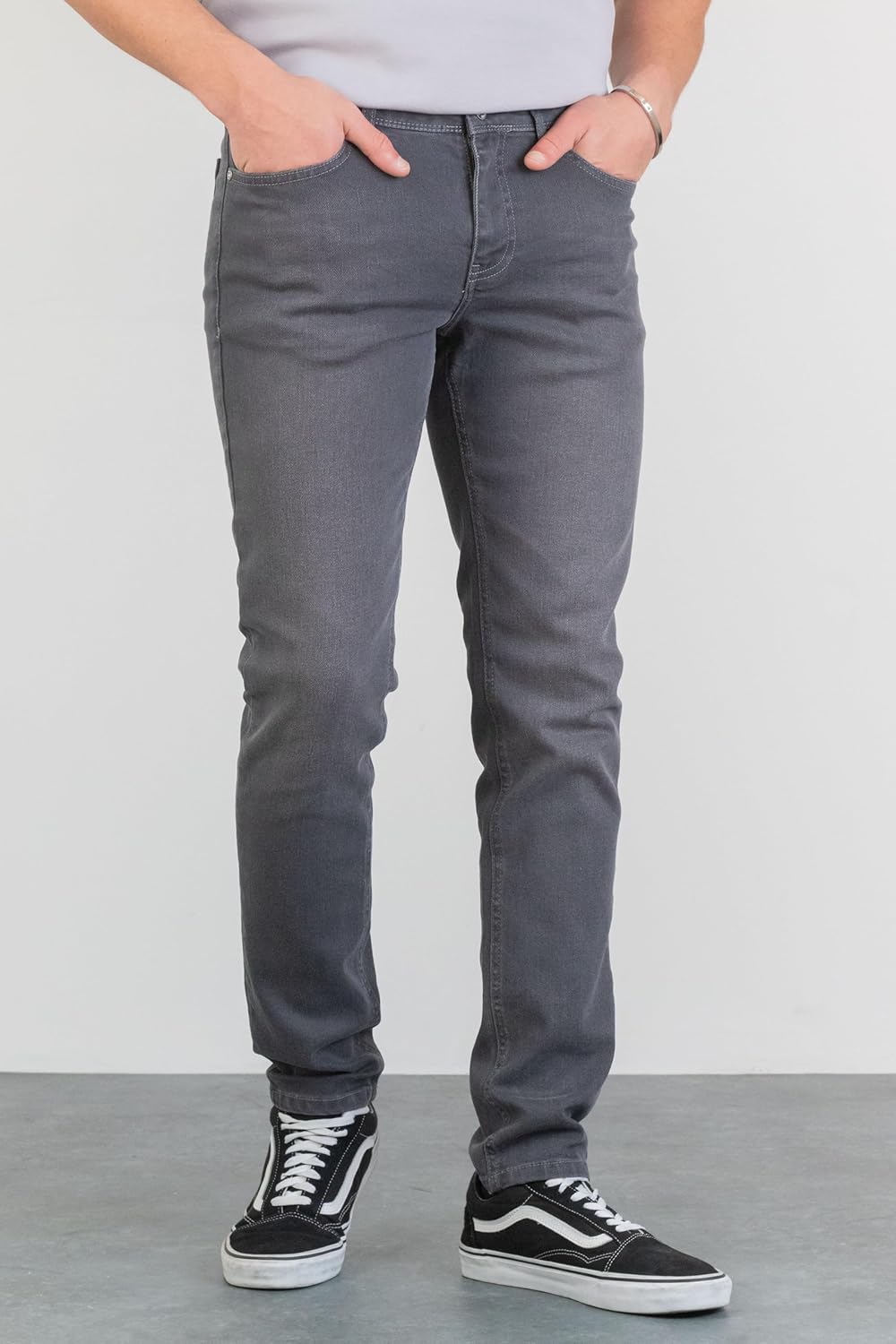 HALAT'S Herren Jeans Slim Fit - Baumwolle Jeanshose Stretch für Herren mit Schlanke Elastizität 30W