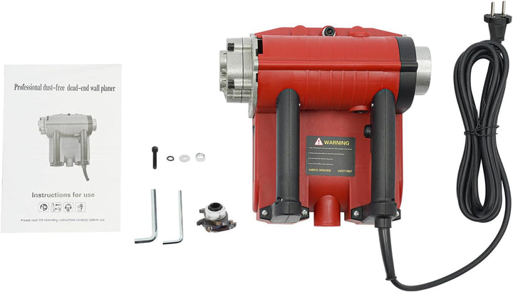 4580W Betonfräse, Elektrische Wandhobelmaschine 3500RPM, Einstellbare Hobeltiefe 0,04-0,16 Zoll, San