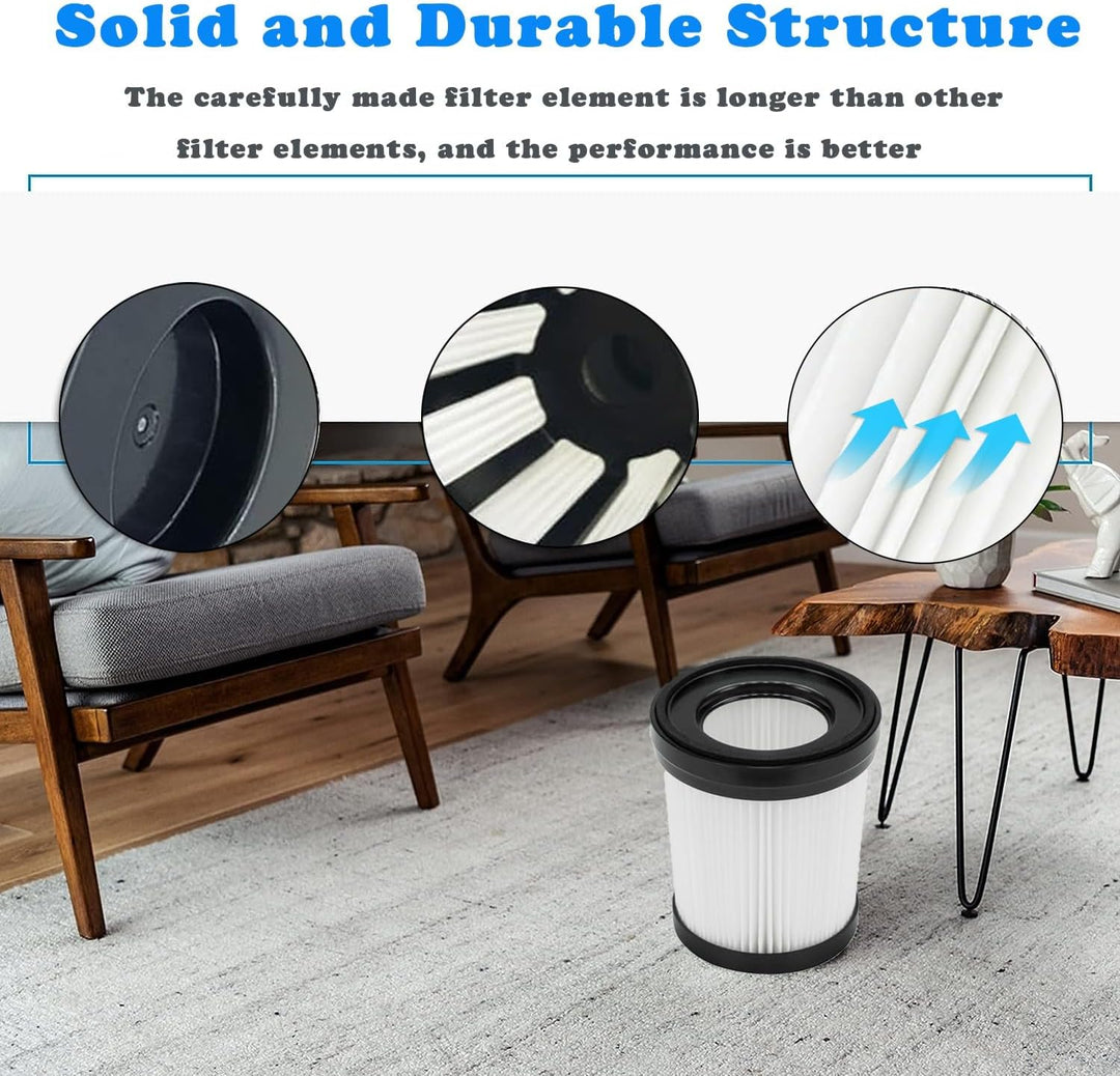 HEPA-Filter für FSV001/ FSV101 / Lubluelu 202 Staubsauger Hepa-Filterteile,8 Stück