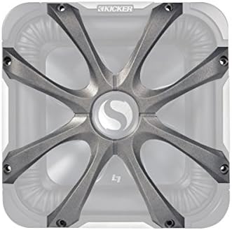 Kicker 08GL715 Alu-Guss Grill Square 38 cm (15 Zoll) Schwarz
