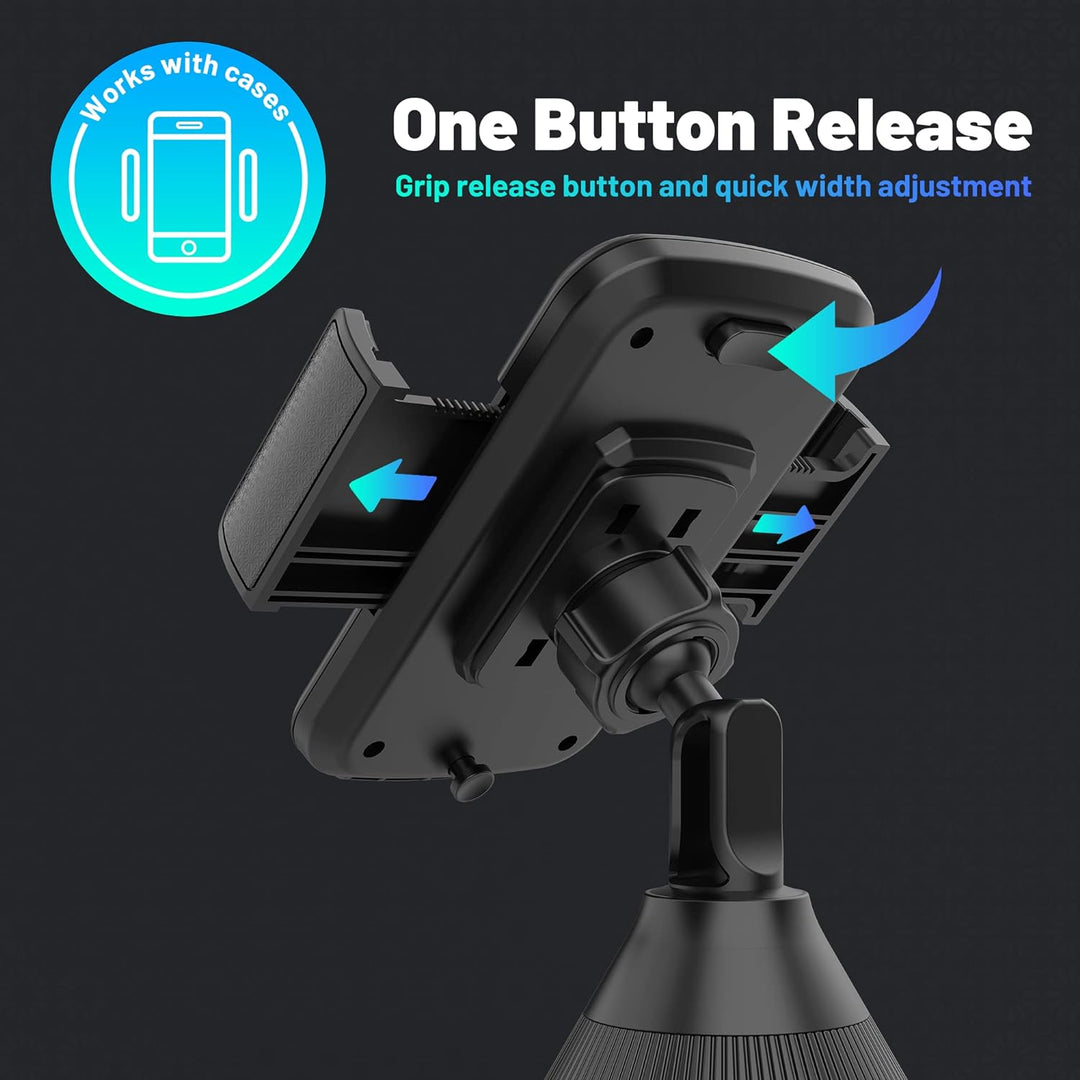 SEEKONE Universal Handyhalterung für Auto Getränkehalter Handyhalter Smartphone Halterung Cup Mount