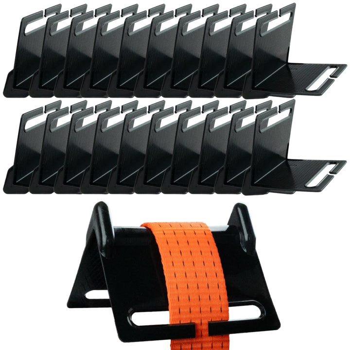 Kantenschutz Spanngurte 20er Set für Gurte von 2,5-10cm Breite, Kantenschoner Zurrgurt, Kantenschutz