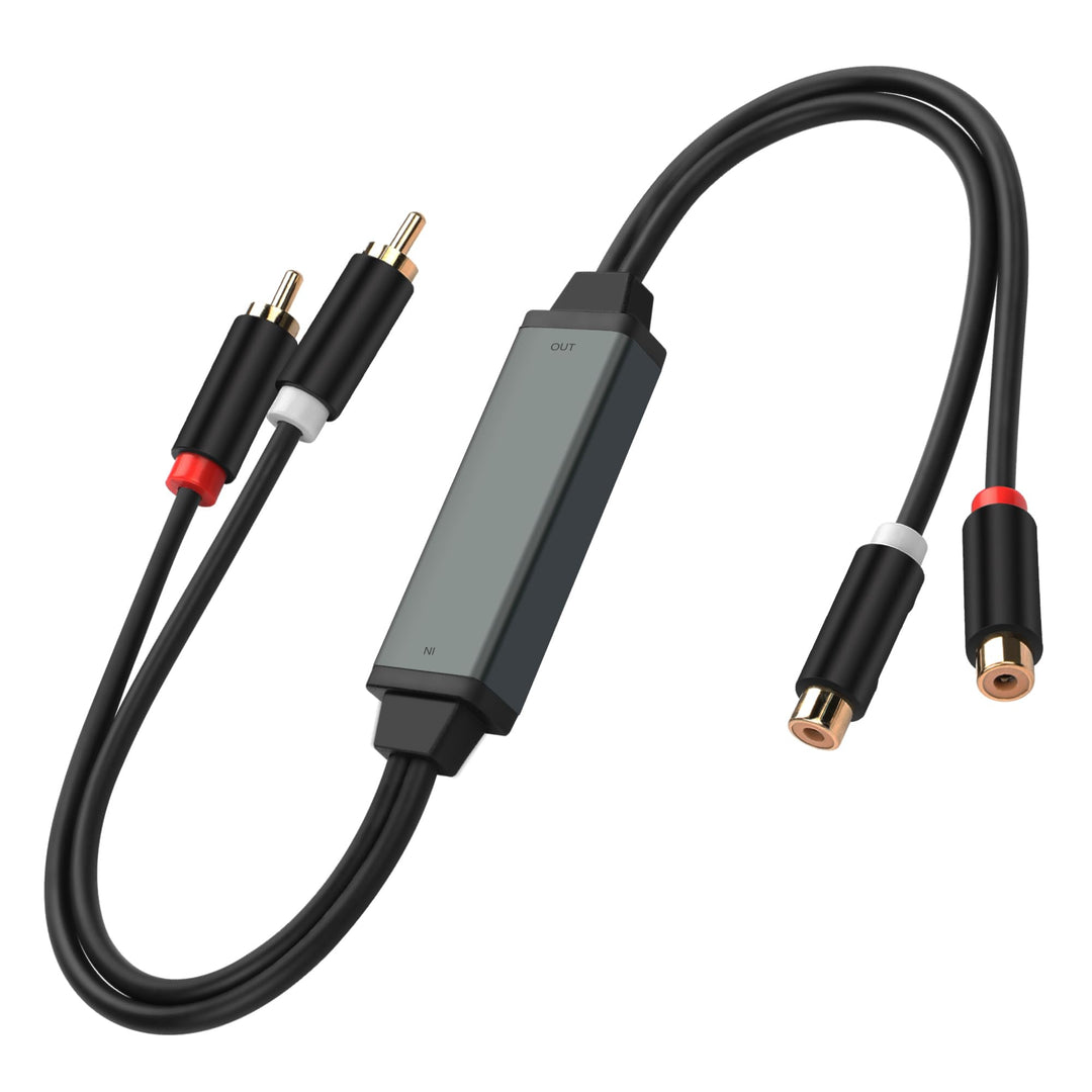 CERRXIAN RCA-Rauschunterdrücker und Cinch-Audio-Brummunterdrücker, Erdschleife, Geräuschisolator für