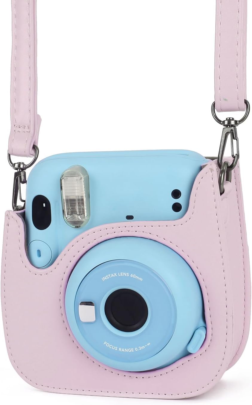 KALDA Mini 12 Tasche kompatibel mit Instax Mini 12 Blossom Rosa, Blossom Rosa