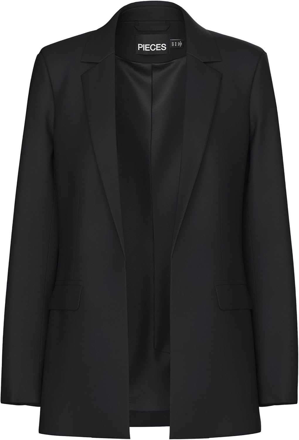 PIECES Damen Pcbossy Ls Loose Blazer Noos Qx XS Schwarz, XS Schwarz