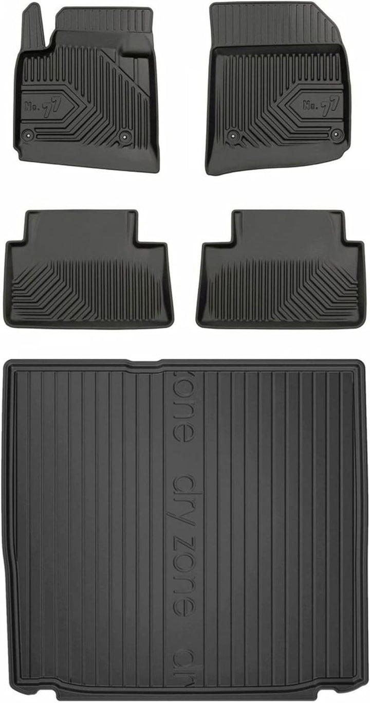 Satz Fussmatten und Gummimatte für Citroen C5 II 2008-2017
