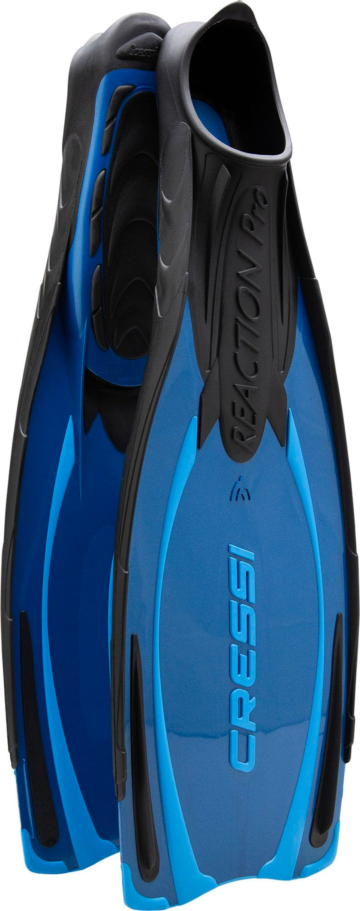 Cressi Reaction Pro Flossen für Erwachsene US Man 5.5/6.5 | US Lady 6.5/7.5 | EU 36/37 blau, US Man