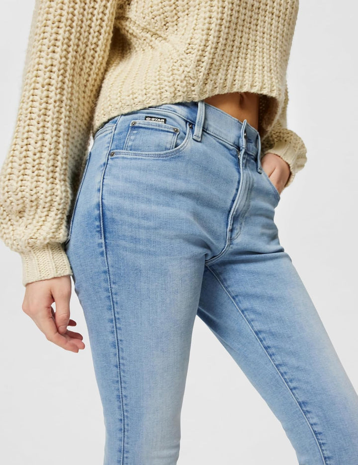 G-STAR Damen 3301 Skinny Jeans 23W / 30L Blau (Lt Aged D05175-8968-424), 23W / 30L Blau (Lt Aged D05