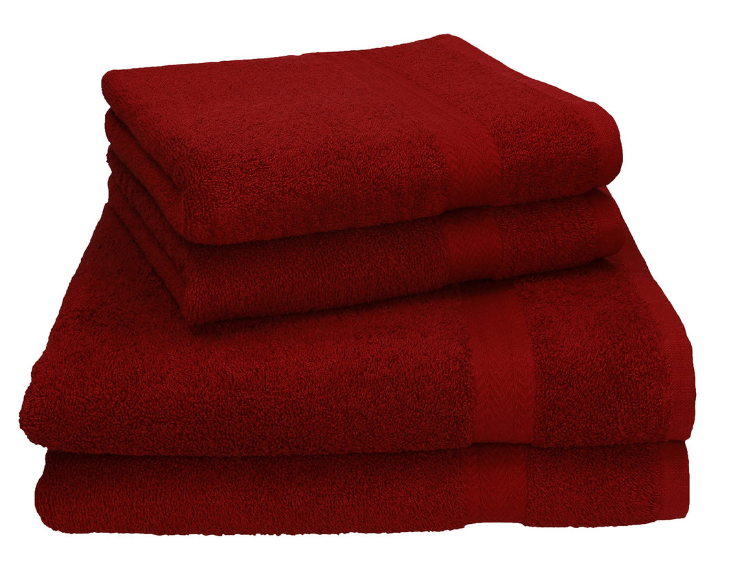 Betz 4-TLG. Handtuch Set Premium 100% Baumwolle 2 Duschtücher Duschtuch Grösse 70 x 140 cm 2 Handtüc