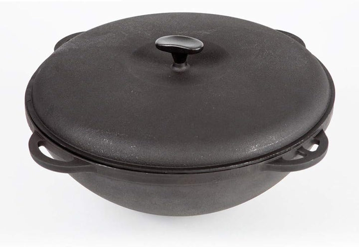 Kasan Asien aus Gusseisen mit Deckel Kazan Kessel Syton® (10 Liter), 10 Liter