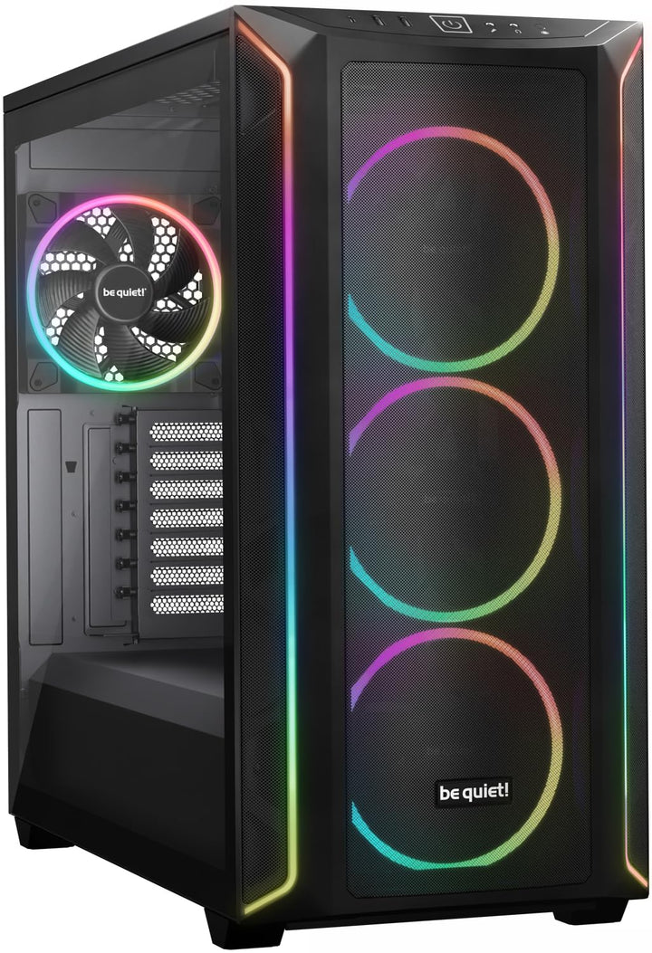 be quiet! Shadow Base 800 FX Black PC-Gehäuse, Light Wings 140mm PWM Lüfter, ARGB-Beleuchtung, USB 3
