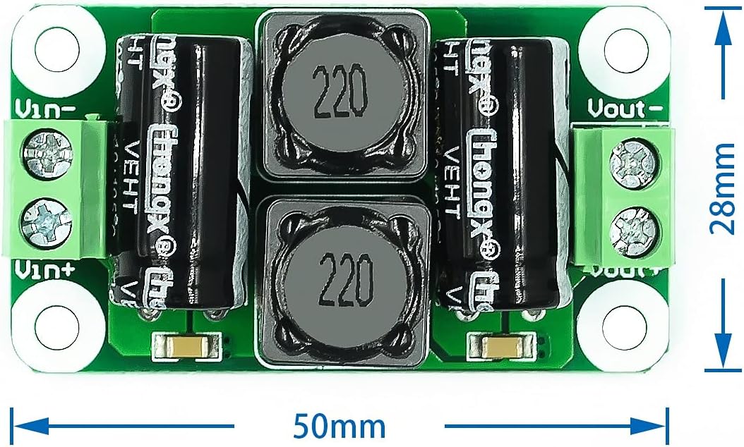 5 Stück 0-50 V 4 A DC-Netzteil Klasse D Verstärker Filterplatine Auto EMI Unterdrückung