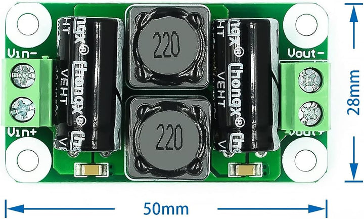 5 Stück 0-50 V 4 A DC-Netzteil Klasse D Verstärker Filterplatine Auto EMI Unterdrückung