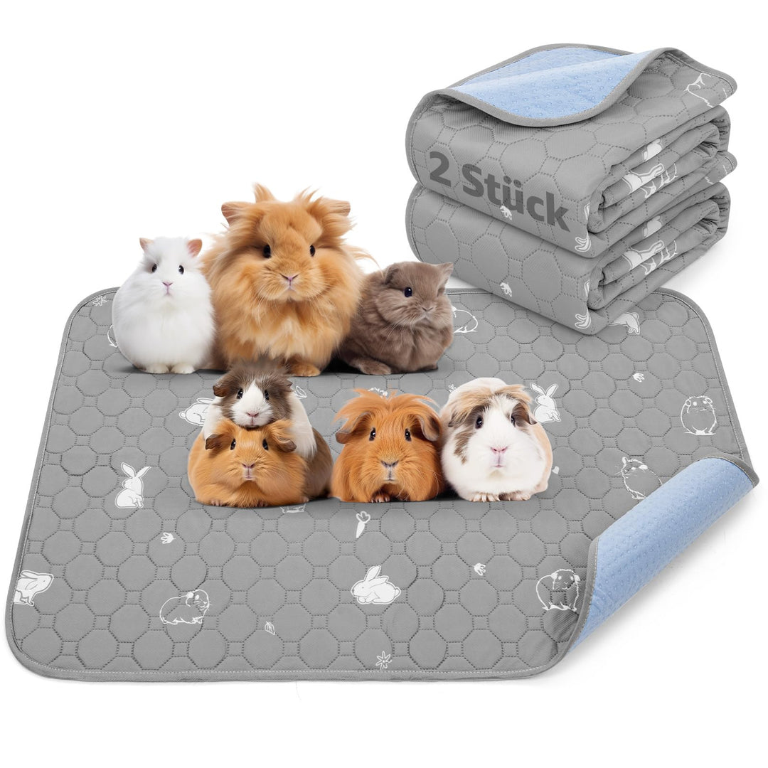 PICK FOR LIFE Wiederverwendbare PIPI-Pads für Meerschweinchen, waschbar und super saugfähige Unterla