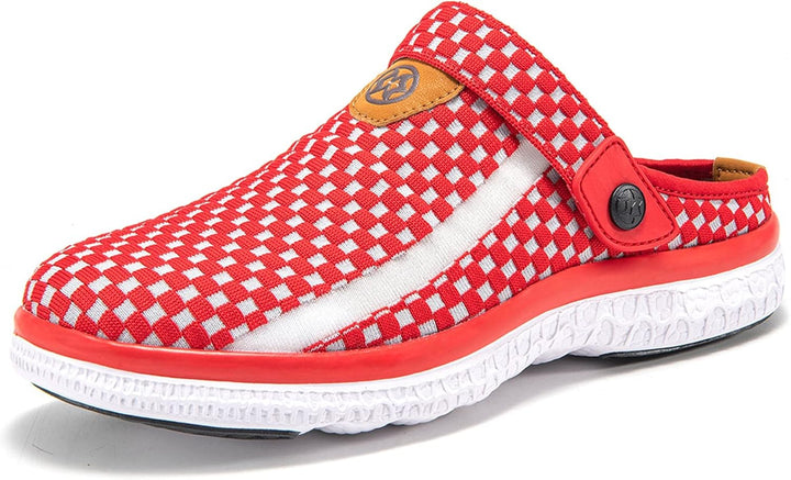 Clogs Hausschuhe Herren Damen Pantoletten Gartenschuhe Sommer Gartenclogs Atmungsaktiv rutschfest Sa