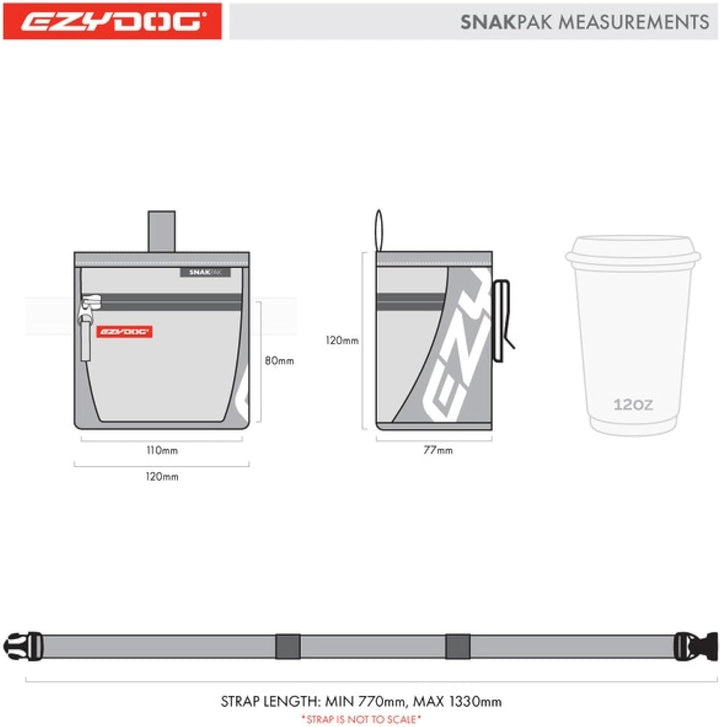 Ezydog - Snackpack Black - (634.9500), Black