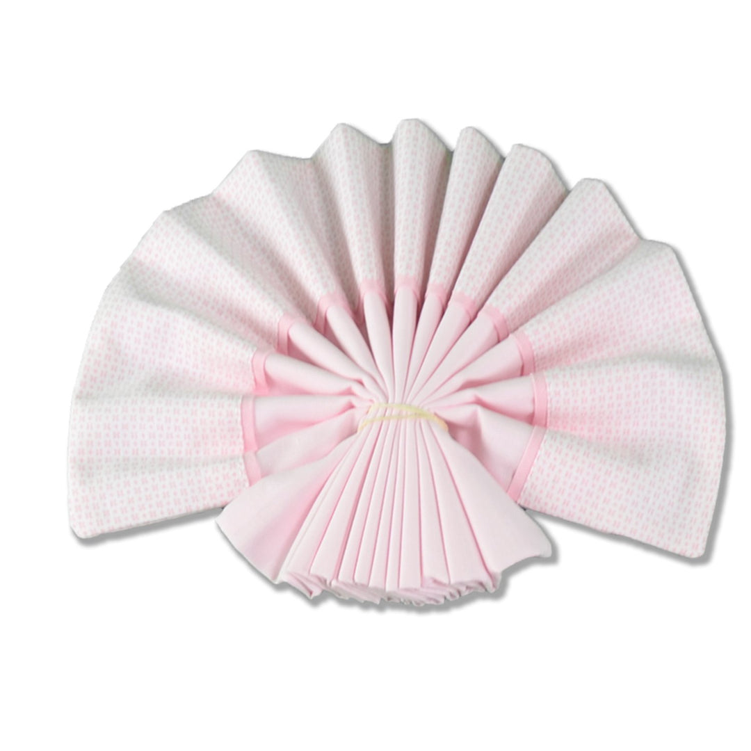 Pekitas Bebe Feine Bettwäsche 3-teilig Wiege 50 x 80 cm100 % Baumwolle Rosa, Rosa