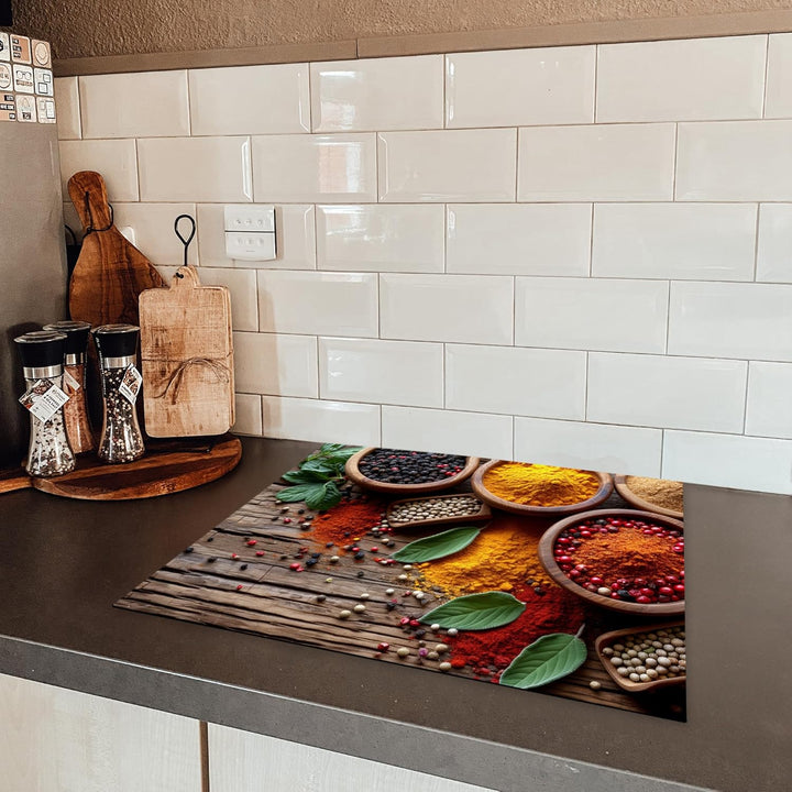 KitchenYeah© Herdabdeckplatte Einteilig Küche Ceranfeld Abdeckplatte Cerankochfeld Abdeckung Indukti