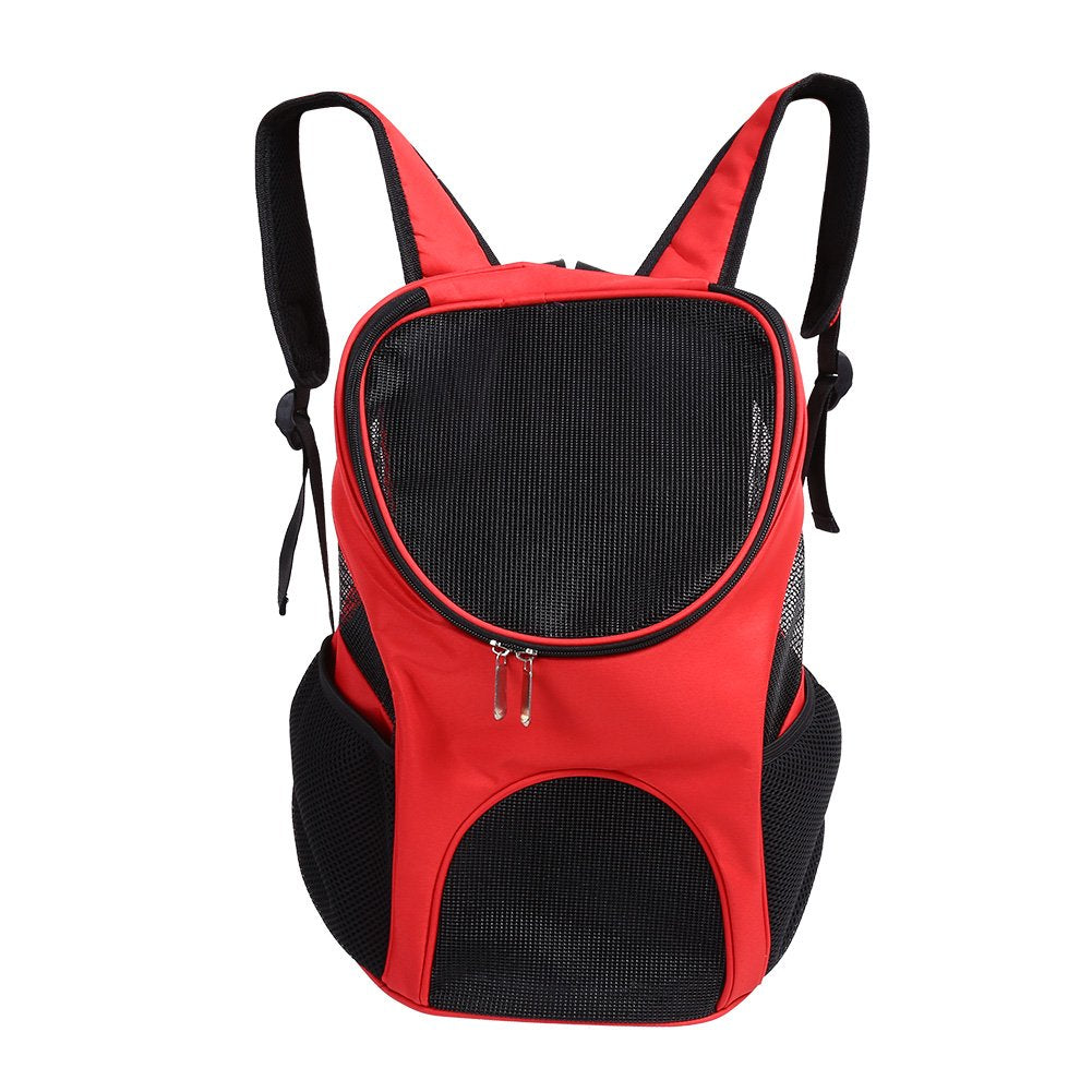 Pet Hunderucksack, Outdoor Haustierrucksack Netzfenster Haustier Rucksack Tragbare Hunde Katzentasch