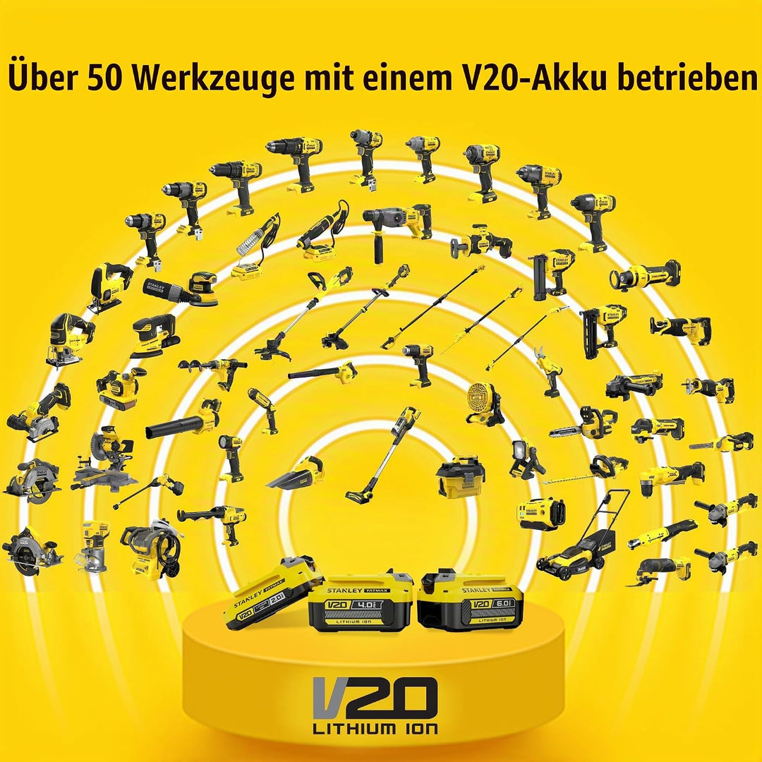 STANLEY FATMAX V20 Bürstenloser Kantenfräse, 18 V – SFMCW400B-XJ – Lieferung ohne Akku