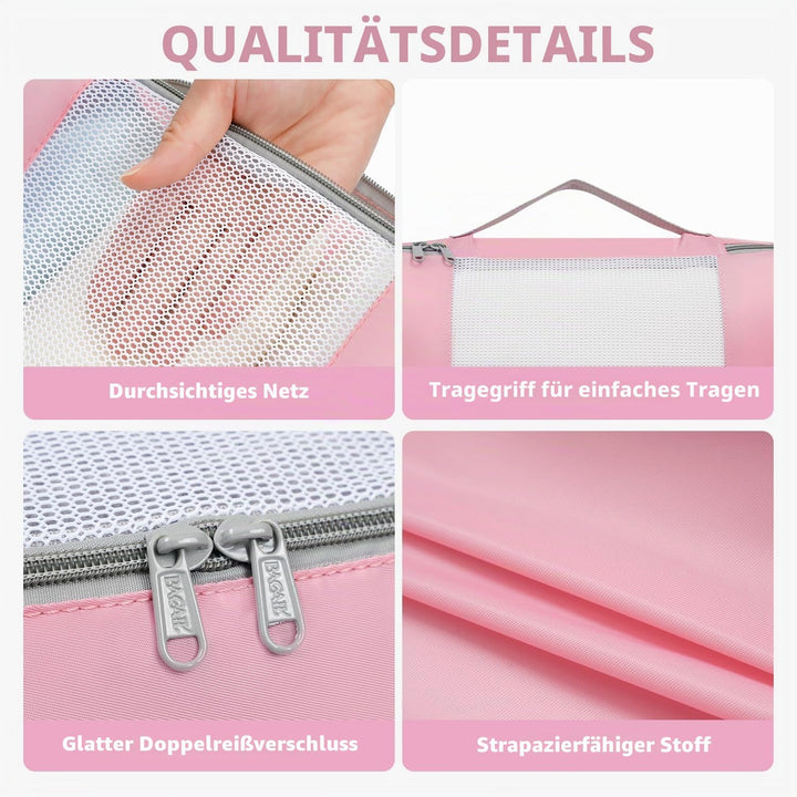 BAGAIL 8er-Set Packwürfel in verschiedenen Grössen Packorganizer für Reisezubehör Handgepäckkoffer –