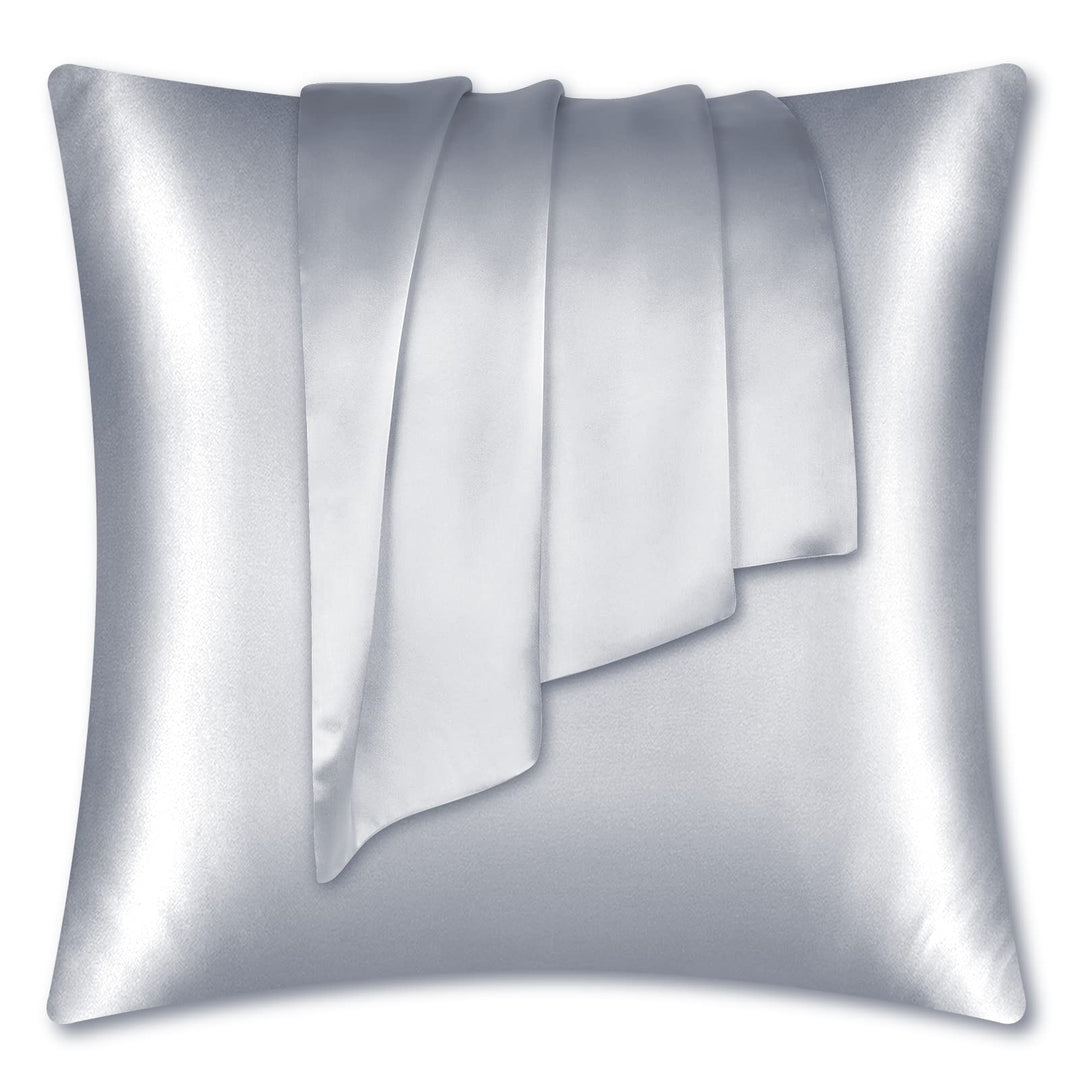 LULUSILK Kissenbezug, 100 % reine Seide, 16 Momme, mit verdecktem Reissverschluss, schont Haut und H