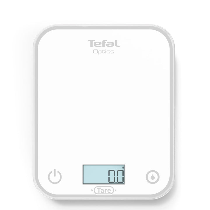 Tefal, Optisss BC50U0V0 Elektronische Küchenwaage, leicht lesbares Display, kratzfest, Kapazität 5 k