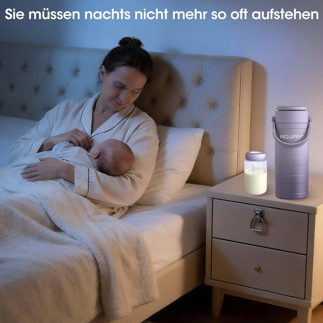 Muttermilchkühler, 625 ml, mit Temperaturanzeige, 360° Gesamtkühlung, Milchflasche, Aufbewahrungsküh