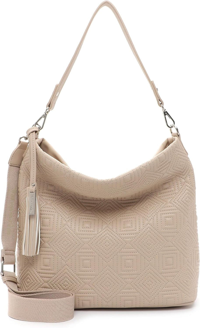 Tamaris Beutel Merle 32723 Damen Handtaschen Ornament Einheitsgrösse Sand 420, Einheitsgrösse Sand 4