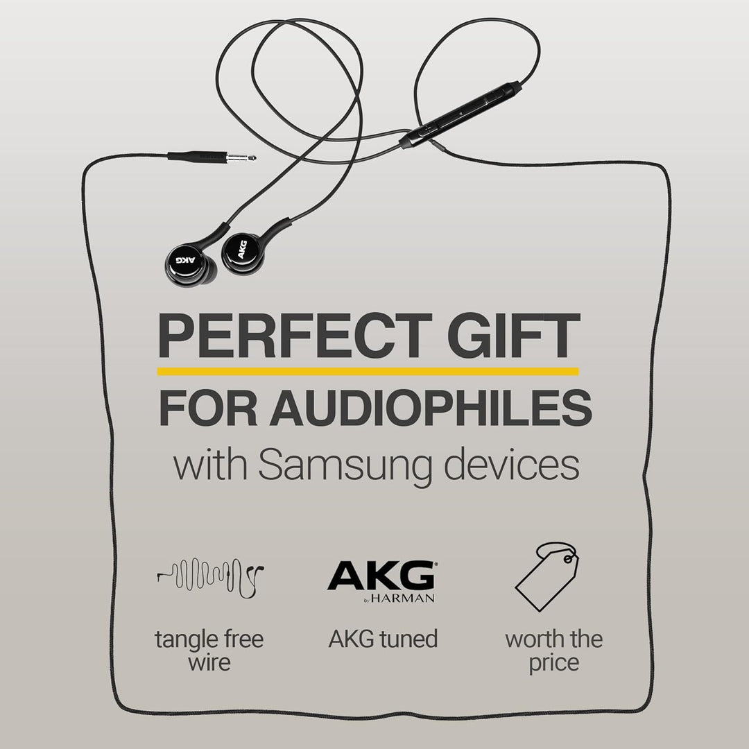ElloGear Stereo-Ohrhörer für Samsung Galaxy S10, S10E Plus, Erstausrüster, kabelgebunden, entworfen