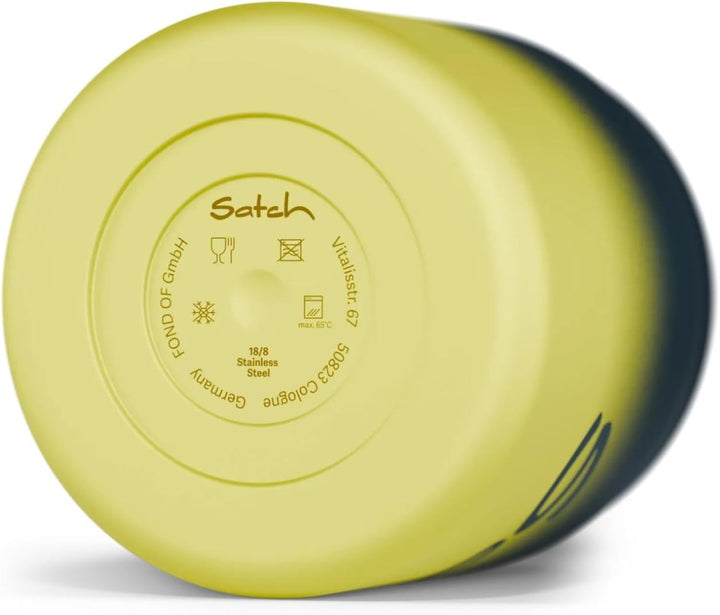 Satch Thermo Lunchbox 500ml, auslaufsicher, isoliert, mit Gabel-Löffelkombination Blue Graffiti - Ge