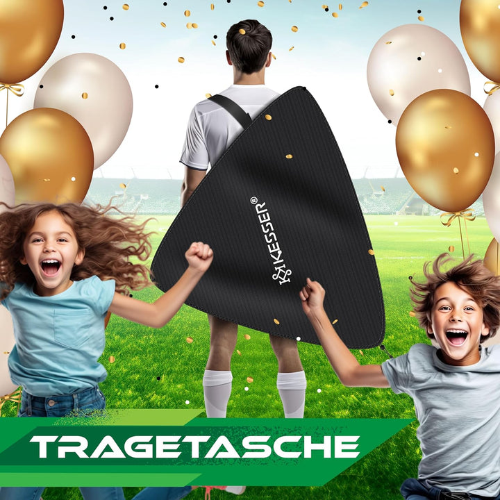 KESSER® Fussballtor Kinder Pop-Up 2er Set | Fussball-Tore Faltbar mit Glasfaserstangen & hochwertige