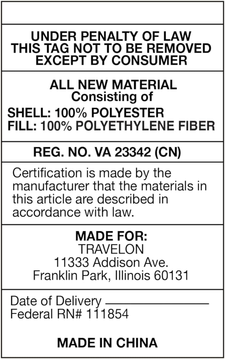 Travelon Deluxe Wrap-N-Rest Pillow, Dark Gray/Light Gray Einheitsgrösse Dunkelgrau/Hellgrau, Einheit