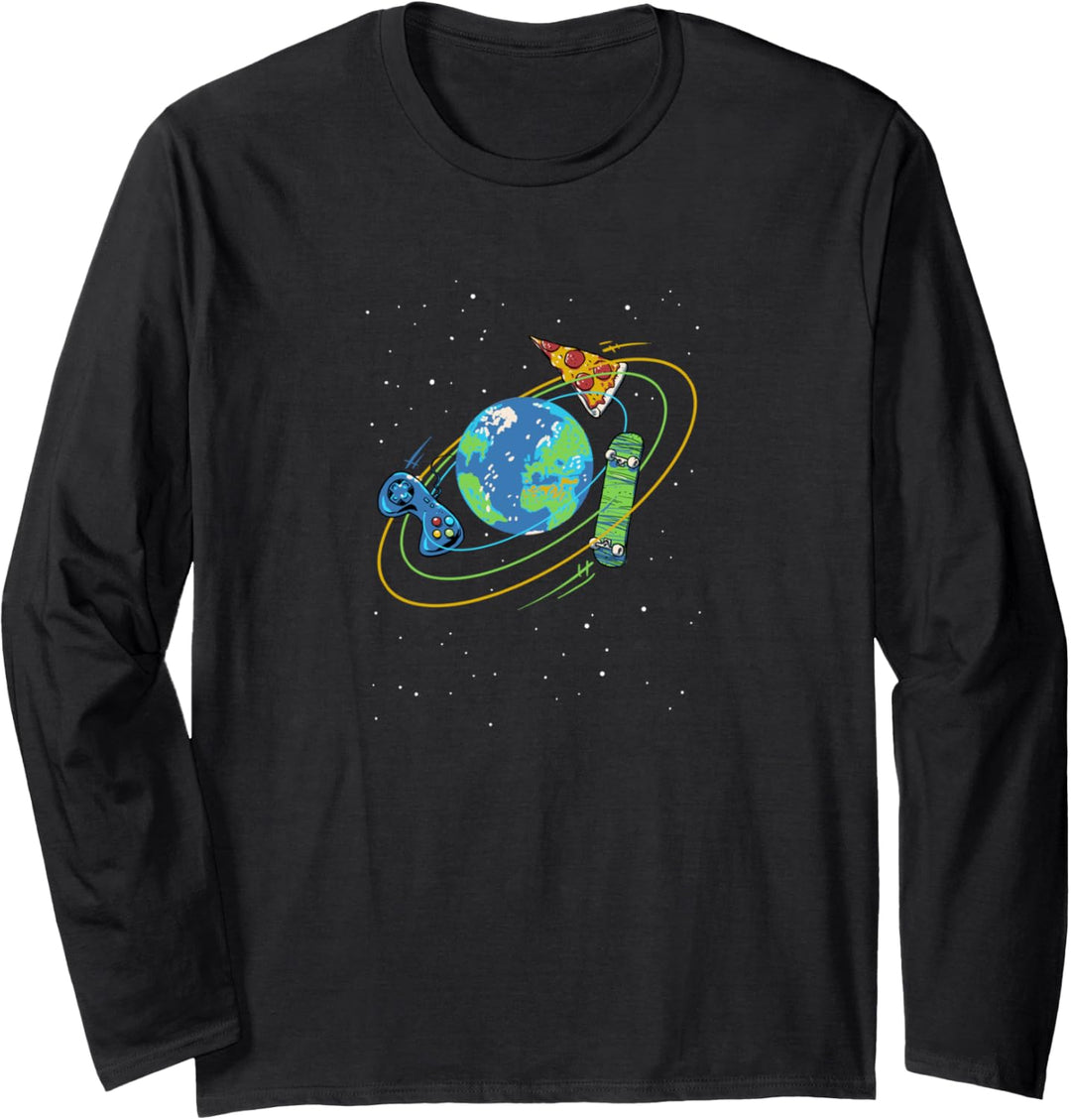 Welt-Spins Langarmshirt