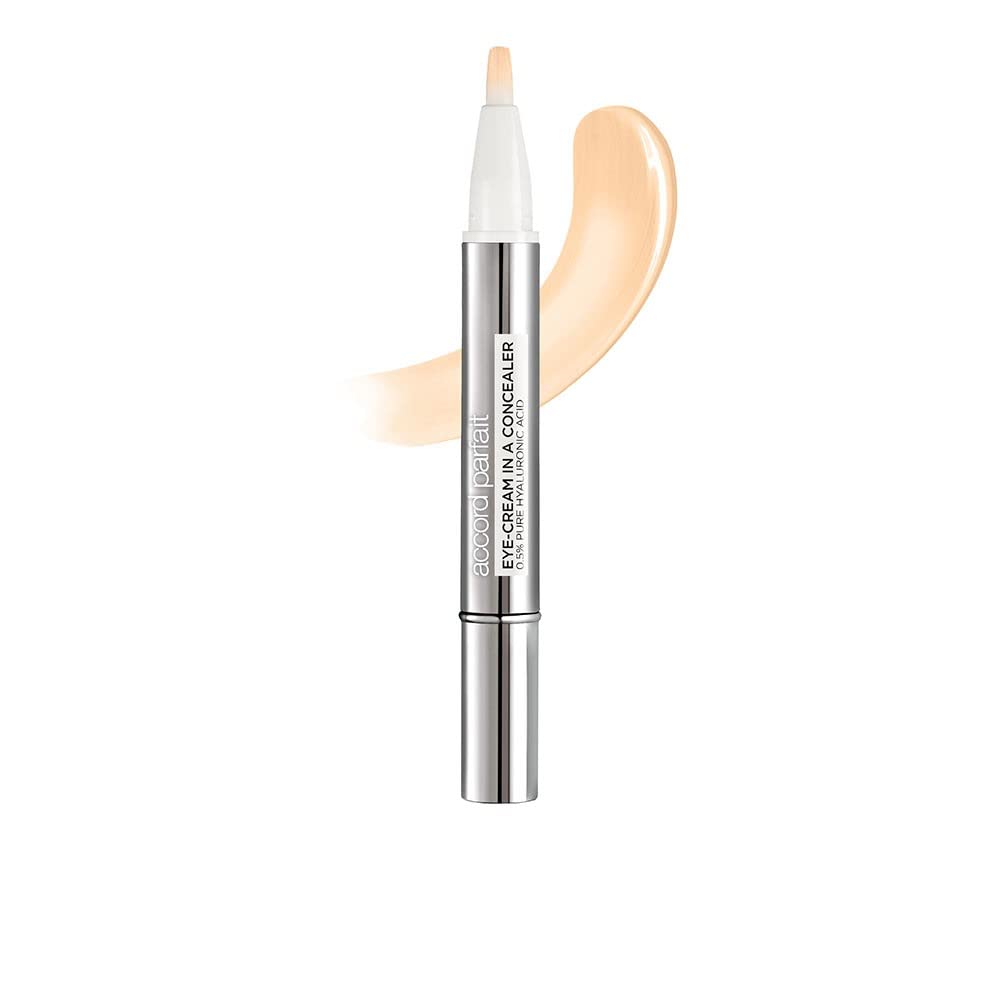 L'Oréal París Accord corrector Parfait Eye Cream in a Concealer tono claro 1-2D Ivory-Beige Elfenbei