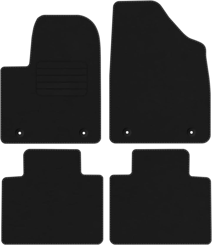 Velourmattenset für MG EHS ab Bj. 2020 STD ovale Befestigungen Mit Absatzschoner Passform Neu Velour