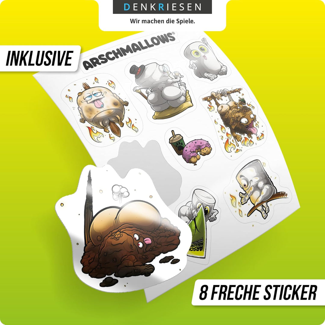 DENKRIESEN ARSCHMALLOWS® Collector's Edition – Weniger frisst mehr. | Wasserfest | Kartenspiel | Ab