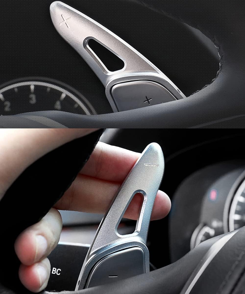 HIBEYO 2 Stücke Lenkrad Schaltwippen Verlängerung Paddles Lenkrad für BMW 5er G30 G31 G38 7er G11 G1
